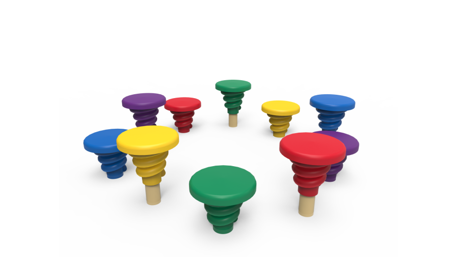 Playground Button. Step Button Loop | Playground Equipment from Playworld