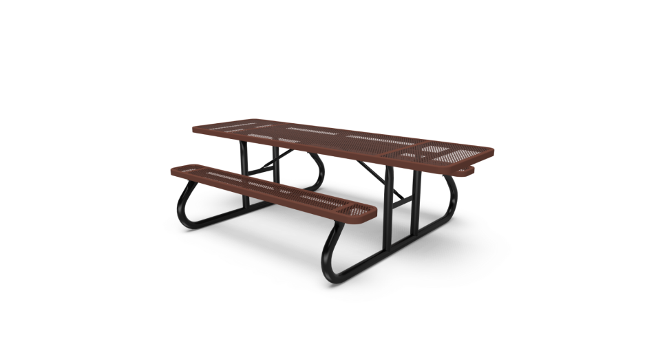 Ada Recangular Table Perforated ADA Rectangle Table 8' (2,44m) Portable | Playground ...